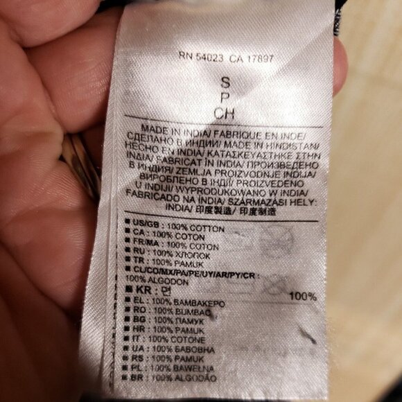 Banana Republic Womens Soft Wash Purple White Plaid Button Down Shirt Small - Picture 5 of 5